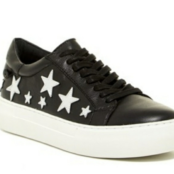 Leather Platform Sneakers - Picture 1 of 2